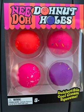 Nee Doh 4 pack donut holes new in box